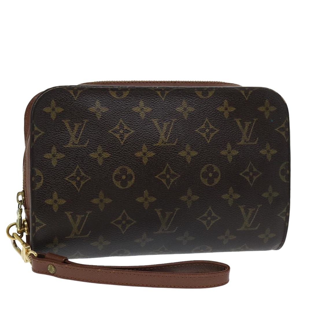 LOUIS VUITTON Monogram Orsay Clutch Bag M51790 Authentic France: LOUIS VUITTON Monogram Orsay Clutch Bag M51790 Authentic France This authentic LOUIS VUITTON Monogram Orsay Clutch Bag is a stylish accessory crafted from durable Monogram Canvas. The iconic monogram