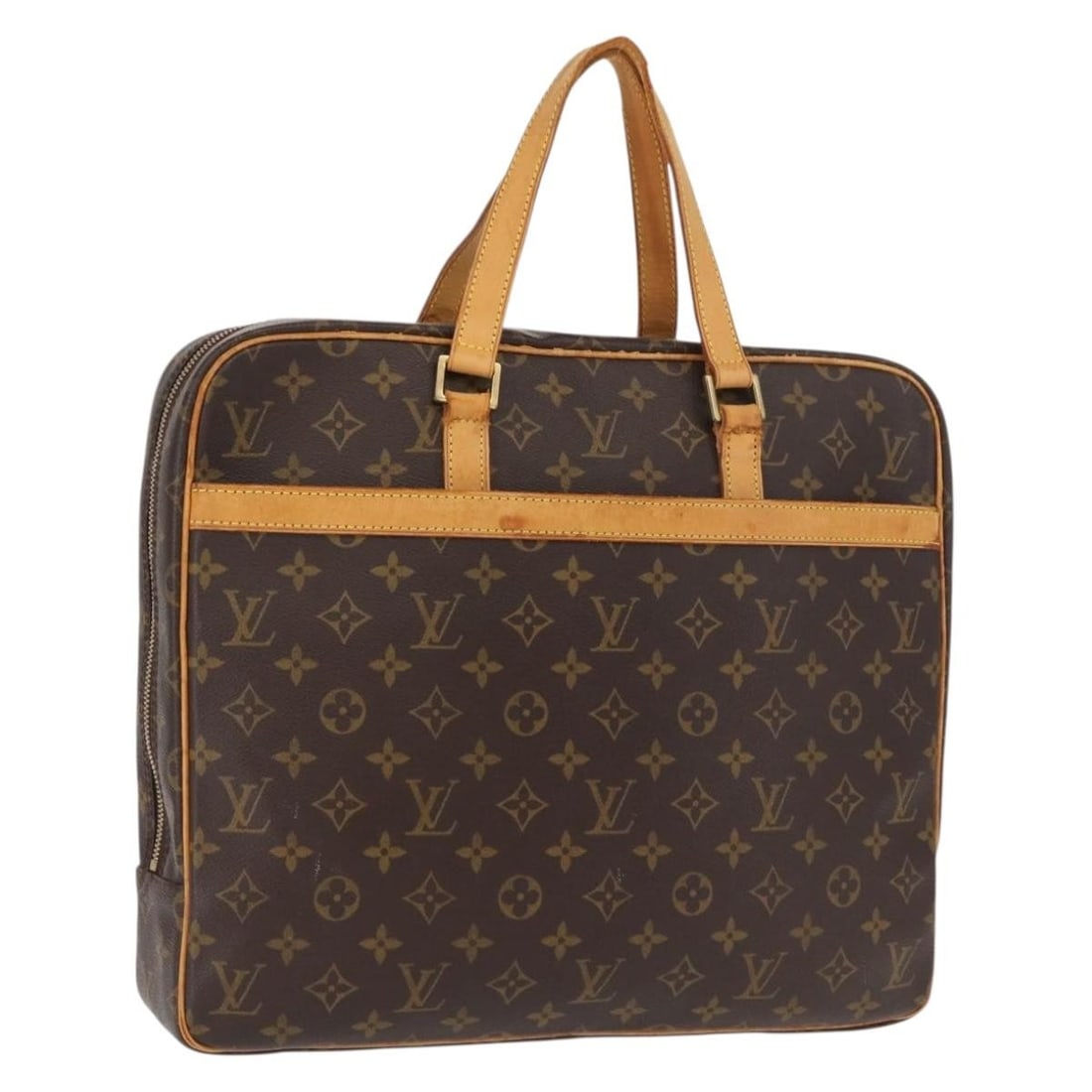 Louis Vuitton Monogram Canvas Porte Documents Pegas M53343 Handbag France: Louis Vuitton Monogram Canvas Porte Documents Pegas M53343 Handbag France This Louis Vuitton Monogram Porte Documents Pegas hand bag features the iconic monogram canvas exterior and is designed for ca
