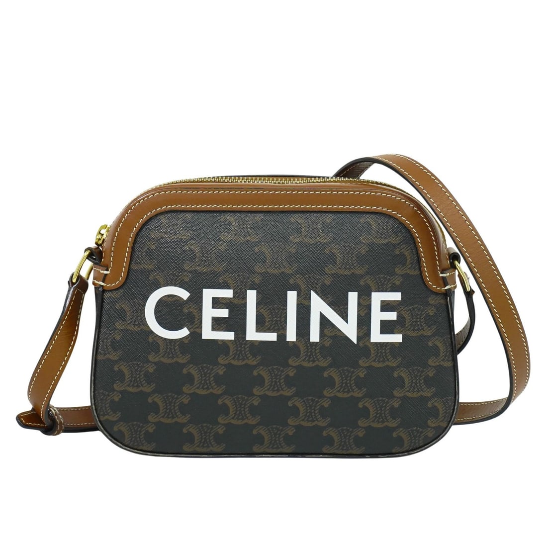 Triomphe Coated Canvas Logo Camera Bag by Celine (1 of 18)