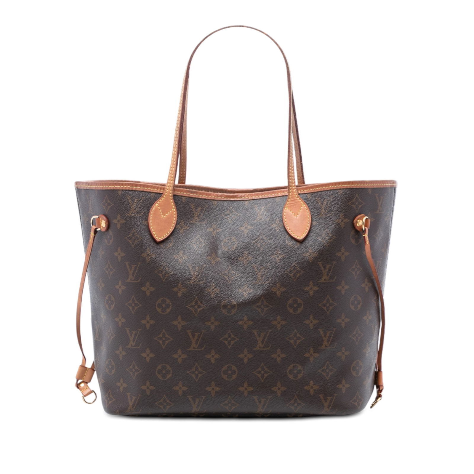 Louis Vuitton Neverfull MM Brown Monogram Canvas Tote Handbag (1 of 7)