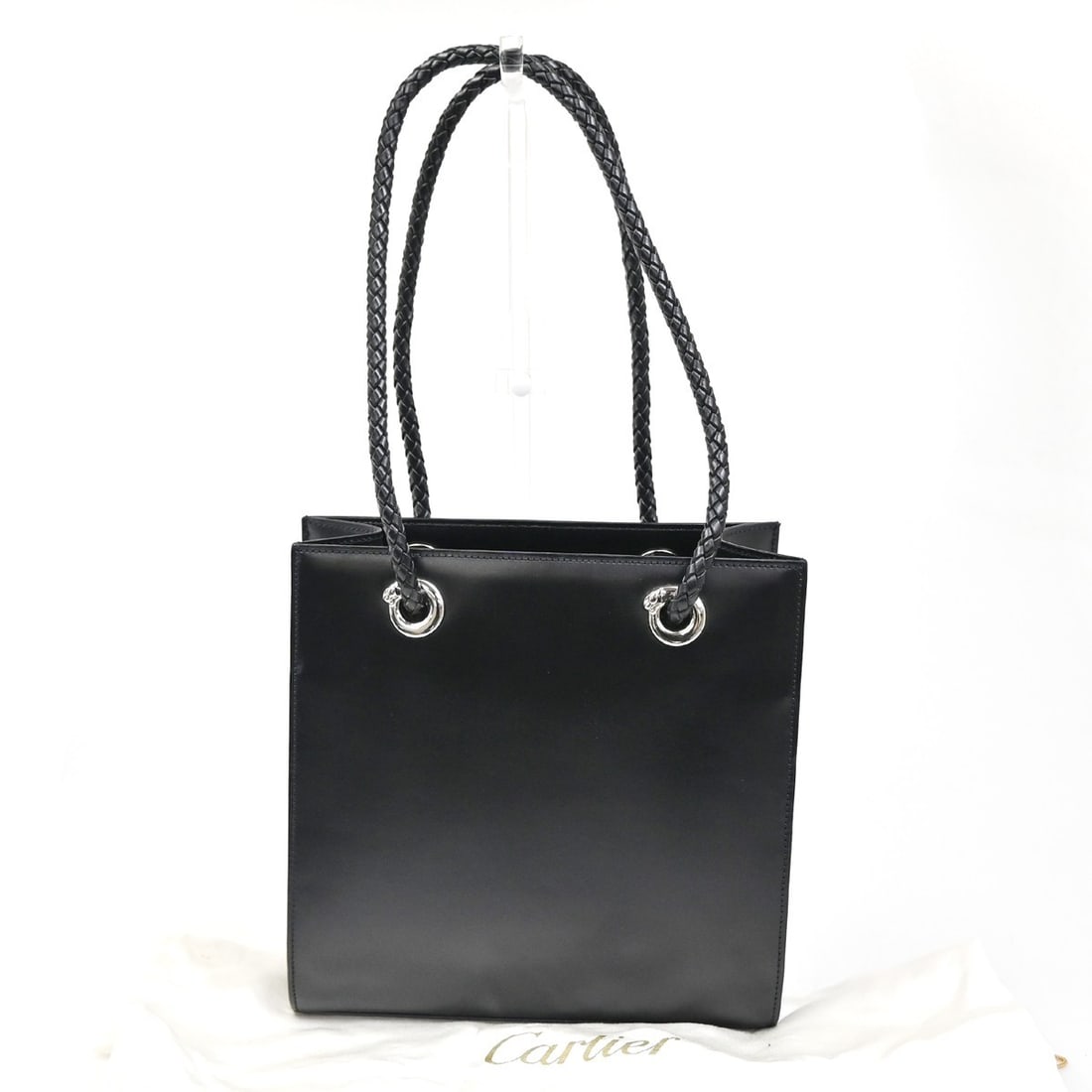 Cartier Panthere Black Leather Shoulder Bag (1 of 18)