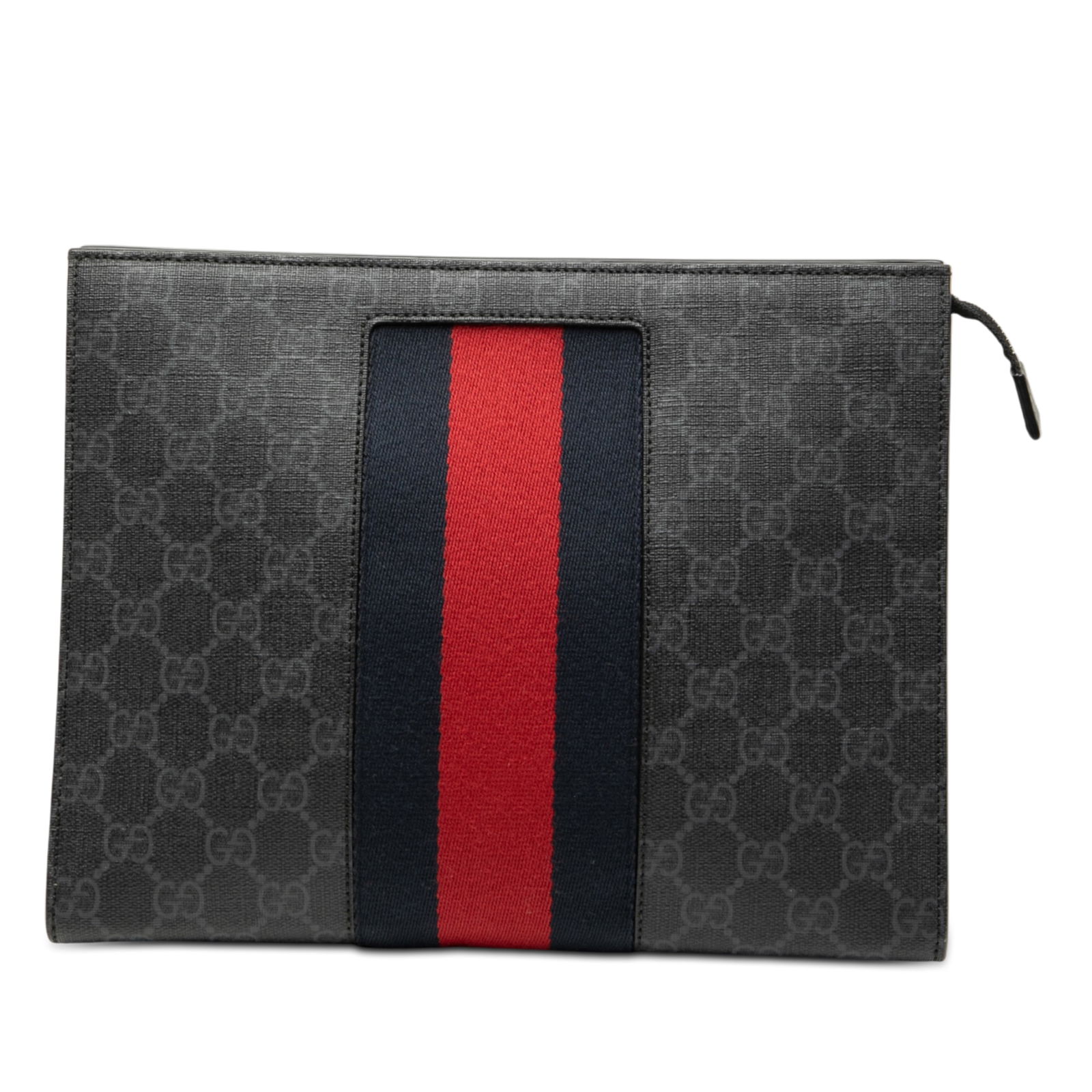 GG Supreme Web Canvas Clutch Bag with Zip Top by Gucci (1 of 7)