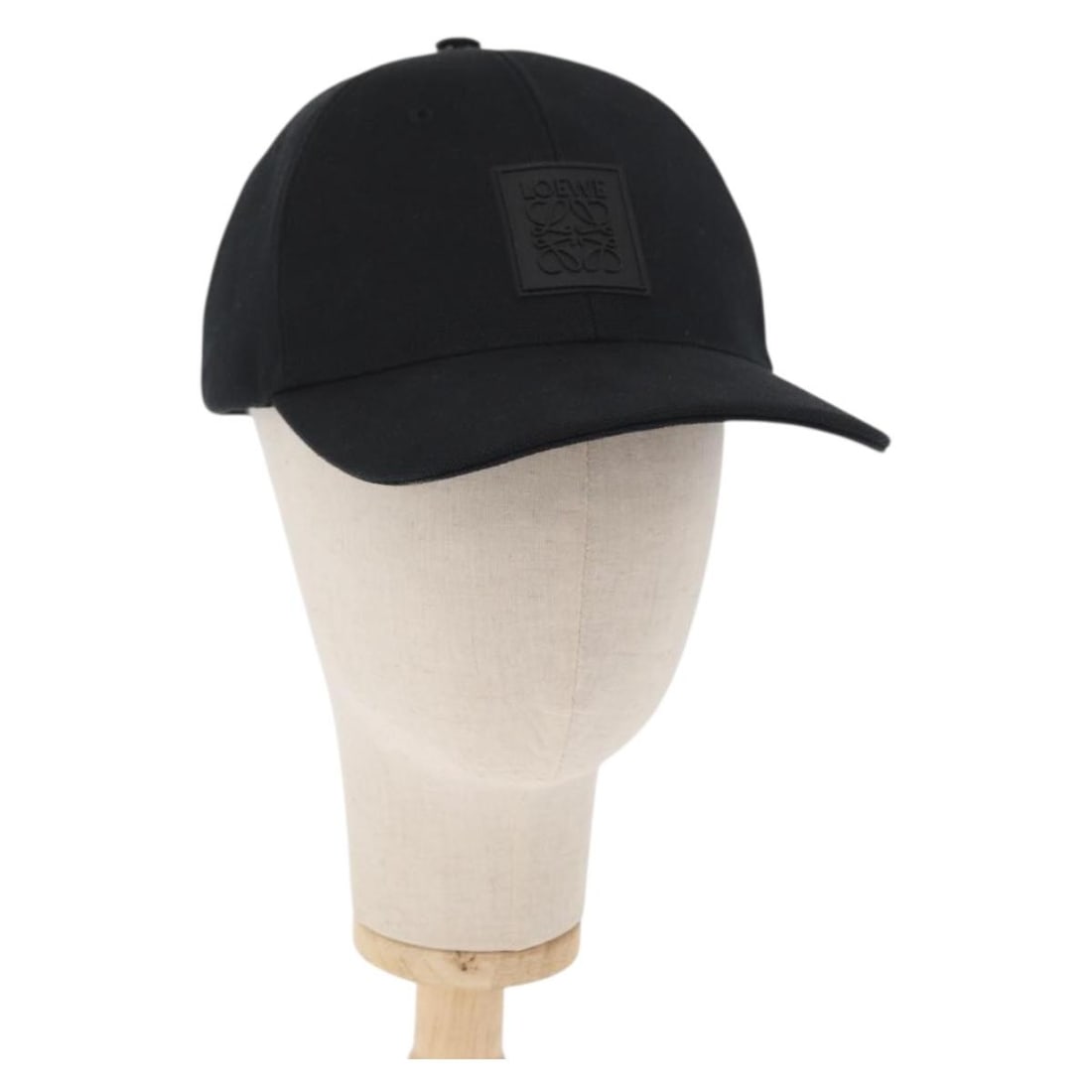 LOEWE Black Cotton Anagram Patch Cap Made in Italy (1 of 18)
