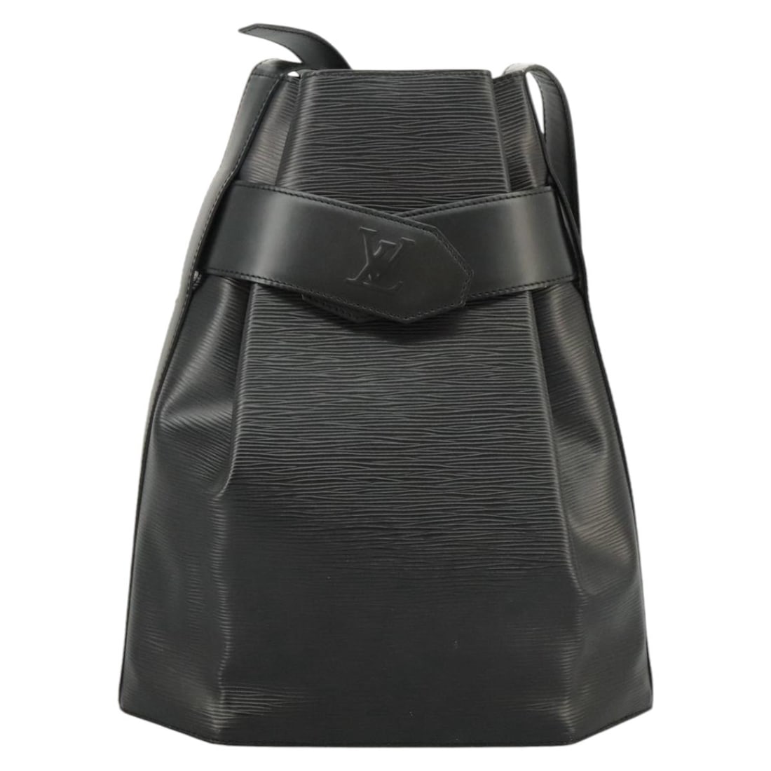 Epi Leather Sac d'Epaule Shoulder Bag by Louis Vuitton: Epi Leather Sac d'Epaule Shoulder Bag by Louis Vuitton This Louis Vuitton Vintage Sac d'Epaule handbag features black Epi leather and is designed for women. Made in France, it includes a spacious inte