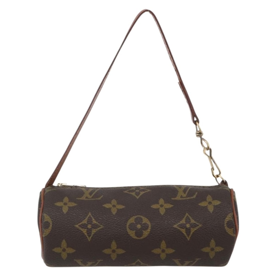 Papillon Pochette Small Brown Canvas Bag by Louis Vuitton: Papillon Pochette Small Brown Canvas Bag by Louis Vuitton The Louis Vuitton Papillon Pochette is crafted in signature Monogram canvas in brown, designed for women. Made in France, this pouch features