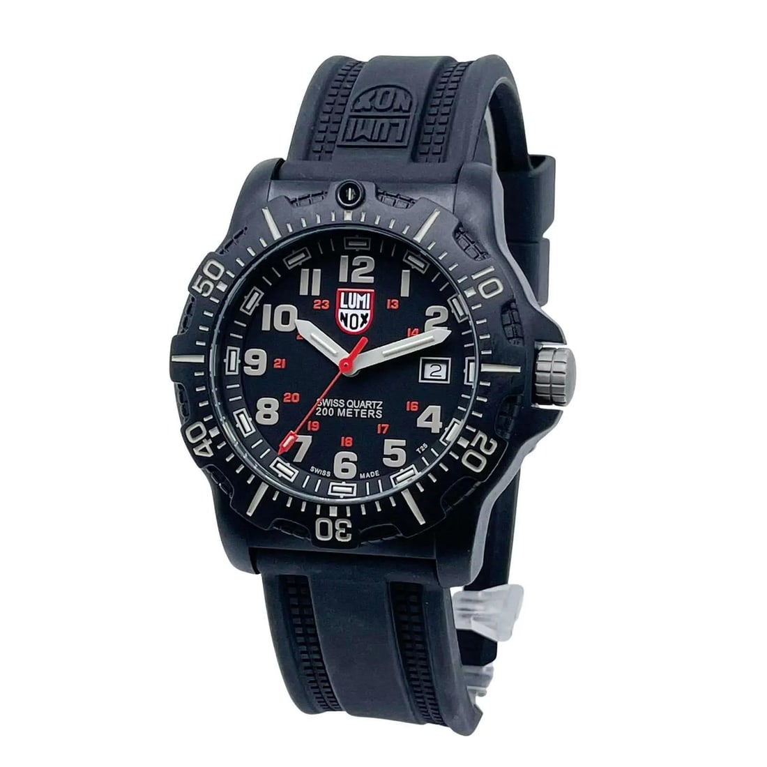 Luminox Navy Seal Black OPS 44mm Quartz Diver Watch XL.8813.LM: Luminox Navy Seal Black OPS 44mm Quartz Diver Watch XL.8813.LM The Luminox Navy Seal Black OPS is a robust wristwatch designed for high-performance and durability, ideal for diving and military use. F