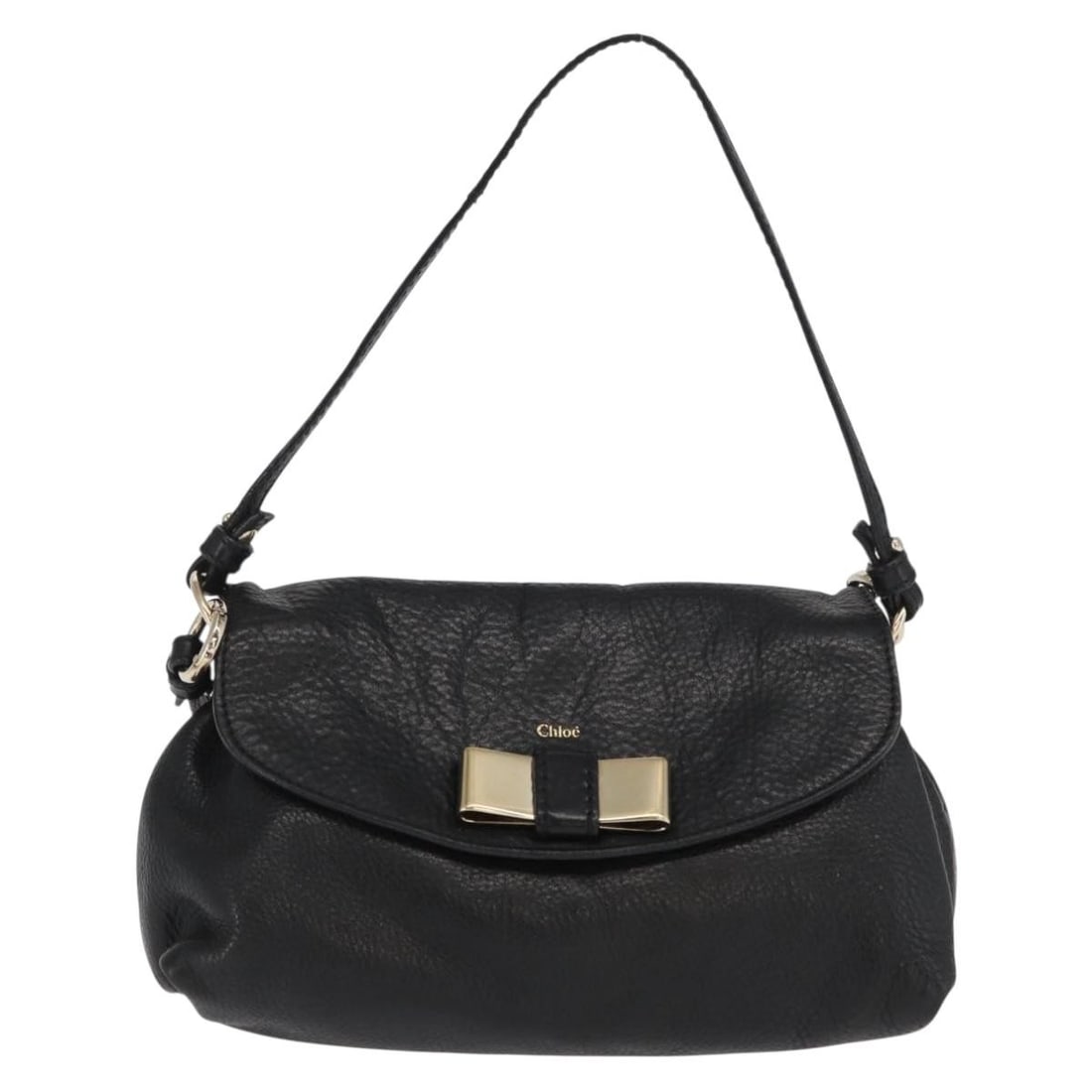 Chloe Black Leather Lily Shoulder Bag 20cm by 11cm by 5cm: Chloe Black Leather Lily Shoulder Bag 20cm by 11cm by 5cm This Chloe Lily shoulder bag is crafted from black leather and designed for women. It features a compact size with dimensions of 20cm x 11cm x
