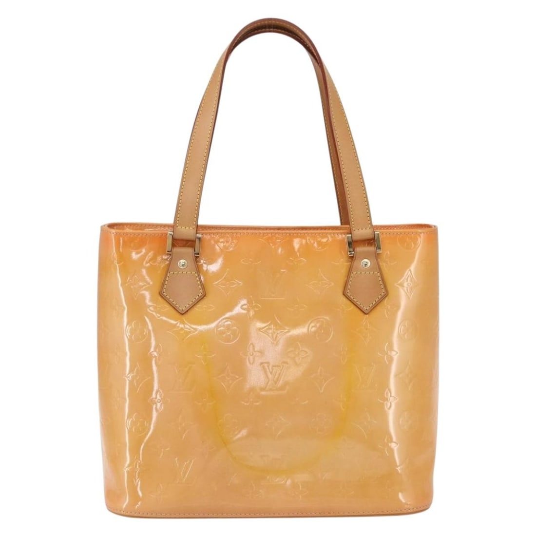 Pink Patent Leather Houston Tote by Louis Vuitton: Pink Patent Leather Houston Tote by Louis Vuitton The Louis Vuitton Houston handbag in pink features patent leather construction with the iconic Monogram Vernis finish. Designed for women, this handba