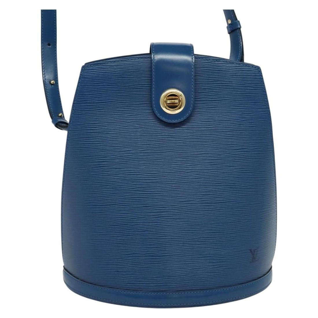 Louis Vuitton Cluny Blue Epi Leather Shoulder Bag France: Louis Vuitton Cluny Blue Epi Leather Shoulder Bag France This Louis Vuitton Cluny shoulder bag is crafted from blue Epi leather and is designed for women. Made in France, it features a structured silh