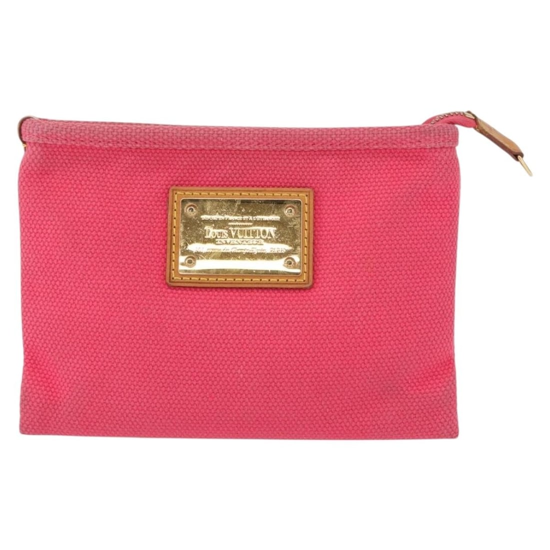 Pink Canvas Pouch Louis Vuitton Antigua 26cm by 19cm (1 of 18)