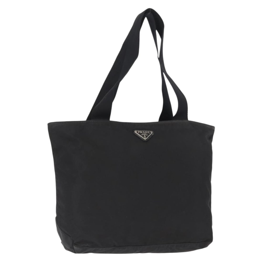 Prada Black Nylon Vintage Tote Bag 40cm Italian Design (1 of 18)