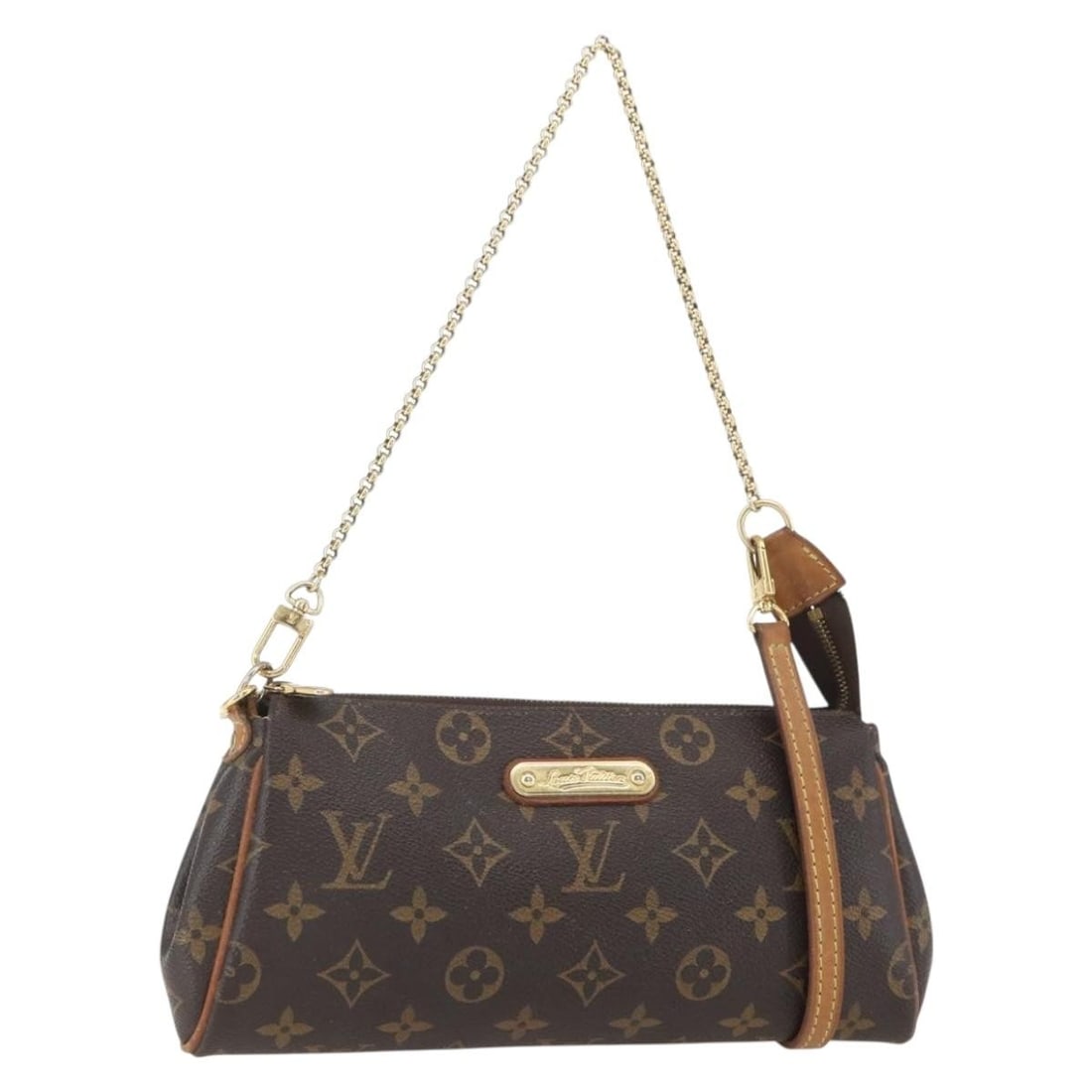 Louis Vuitton Monogram Canvas Eva Shoulder Bag Brown 25cm (1 of 18)
