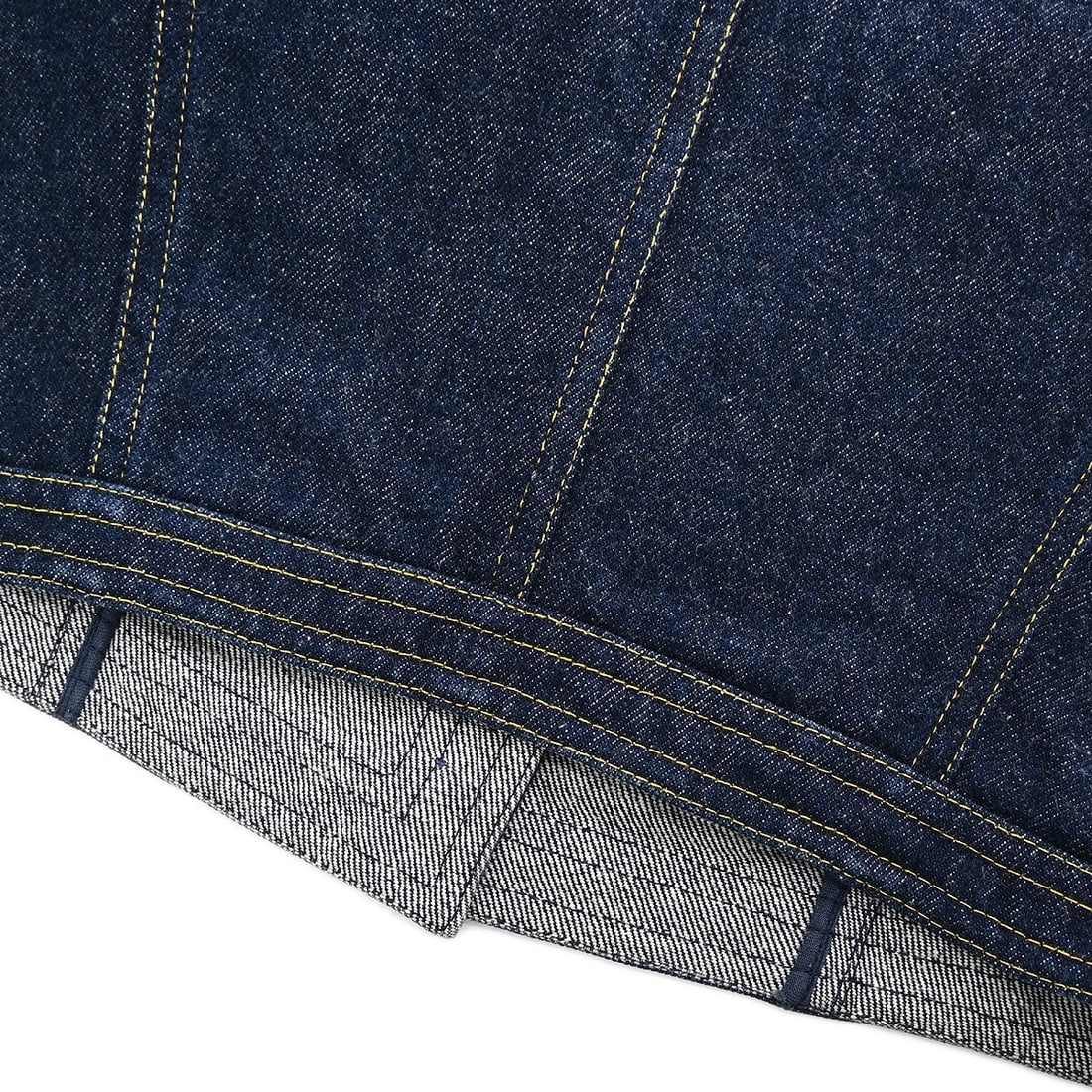 Chanel Vintage Indigo Sleeveless Denim Vest Jacket #40 - 6