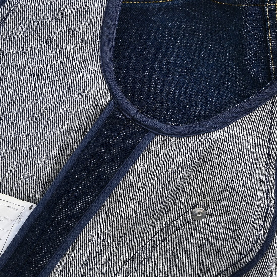 Chanel Vintage Indigo Sleeveless Denim Vest Jacket #40 - 7