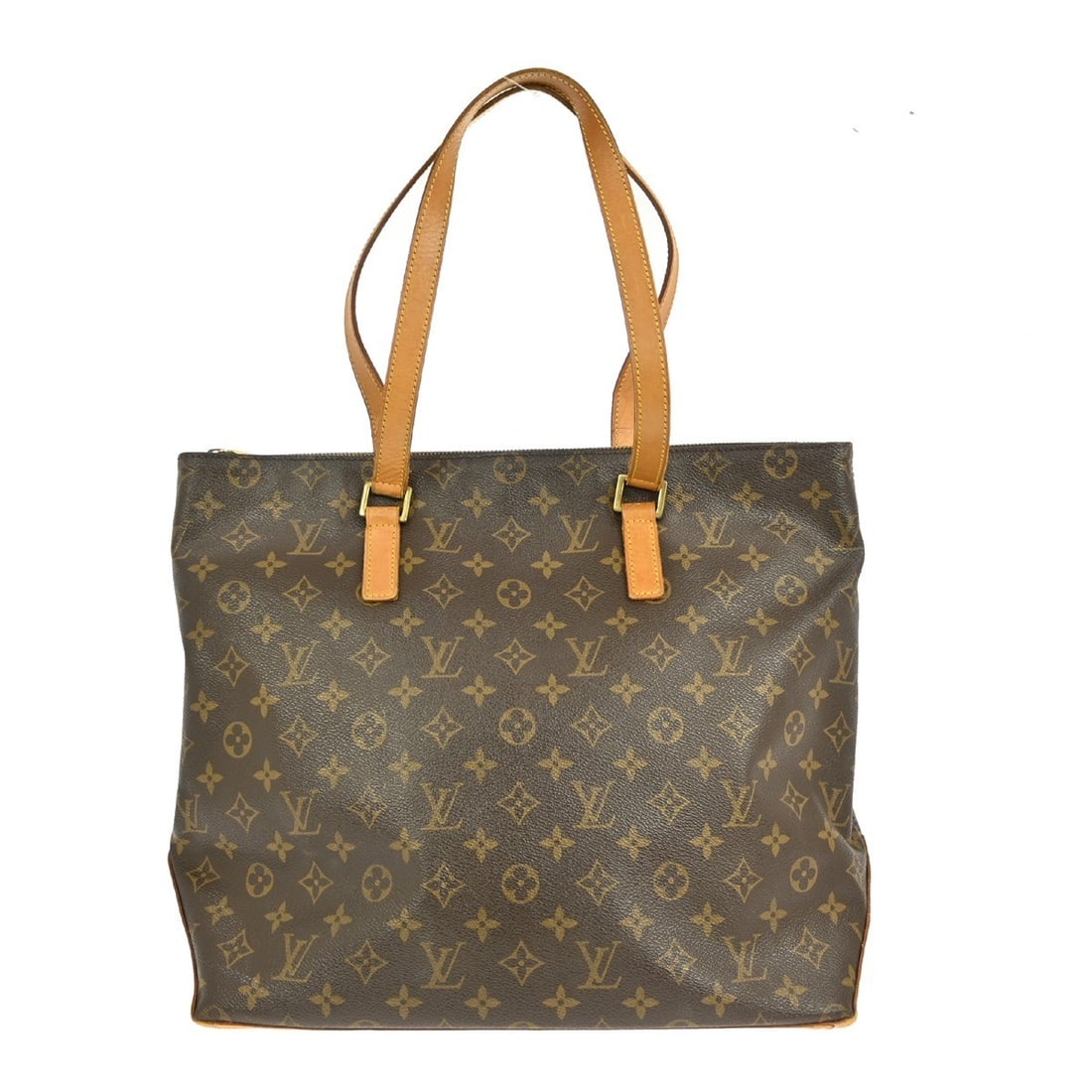 Louis Vuitton Cabas Mezzo Monogram Canvas Large Tote Bag M51151: Louis Vuitton Cabas Mezzo Monogram Canvas Large Tote Bag M51151 This Louis Vuitton Cabas Mezzo tote bag features the iconic Monogram canvas with leather trim and double leather handles. Designed for c