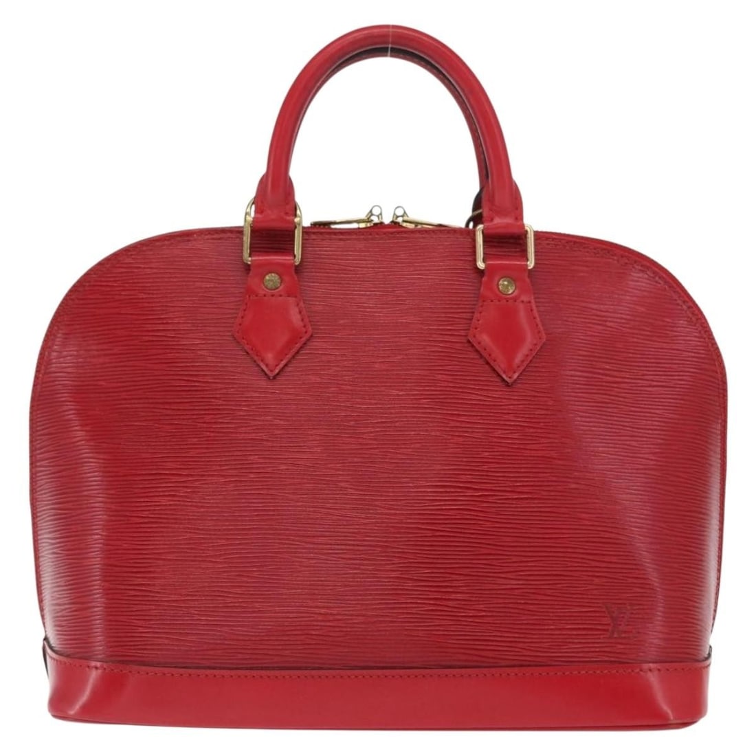Louis Vuitton Alma Red Epi Leather Handbag 31cm x 24cm x 17cm (1 of 18)