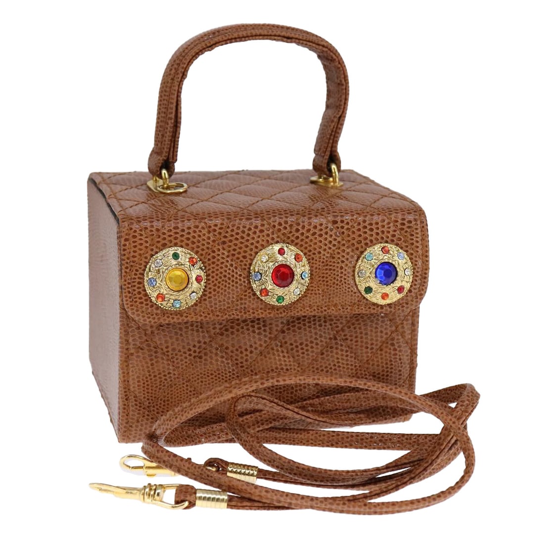 Brown Leather Fendi Vanity Clutch 13cm by 10cm by 11cm: Brown Leather Fendi Vanity Clutch 13cm by 10cm by 11cm This Fendi Vanity Clutch is crafted from brown leather and designed for female use. It features a compact size suitable for essentials, with