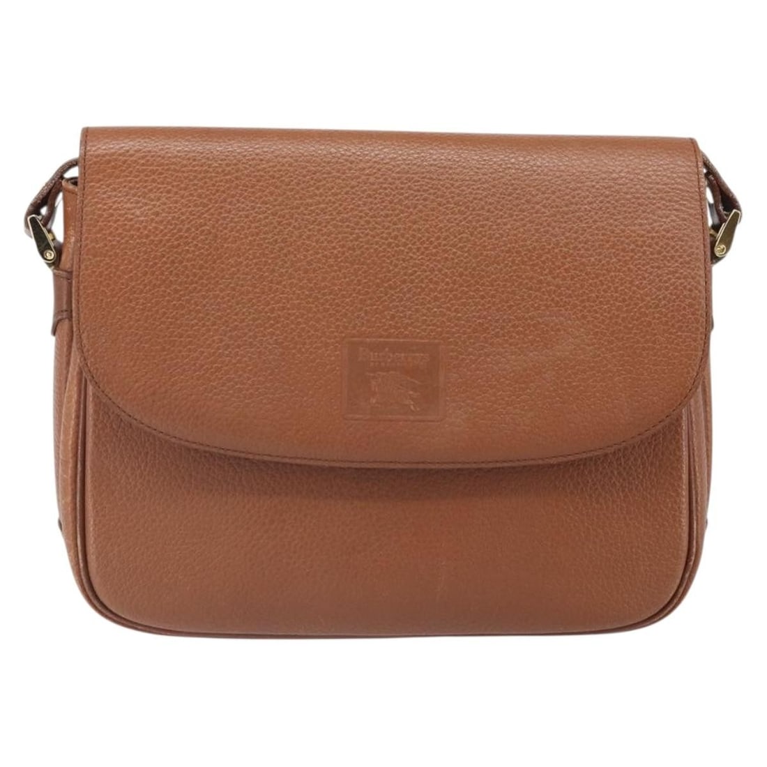 Burberry Brown Leather Vintage Shoulder Bag 24cm by 17cm by 8cm: Burberry Brown Leather Vintage Shoulder Bag 24cm by 17cm by 8cm This vintage Burberry shoulder bag for women features brown leather construction with a classic design. It shows signs of wear including