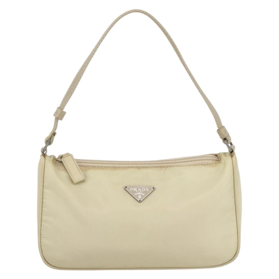 Prada Beige Tessuto Nylon Pochette Shoulder Bag Italy (1 of 18)