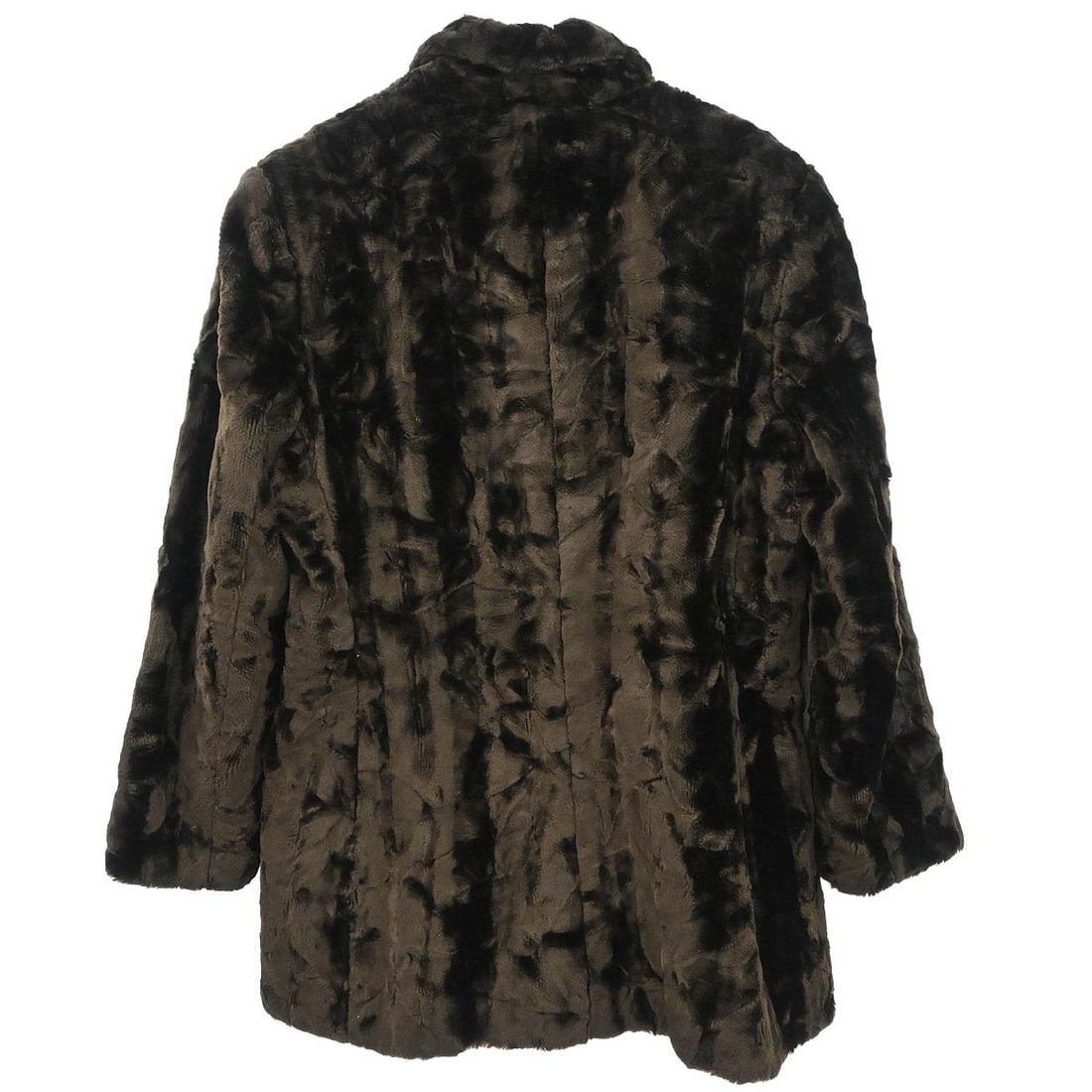 Celine Brown Collared Mid-Length Button Jacket Size 44 - 2