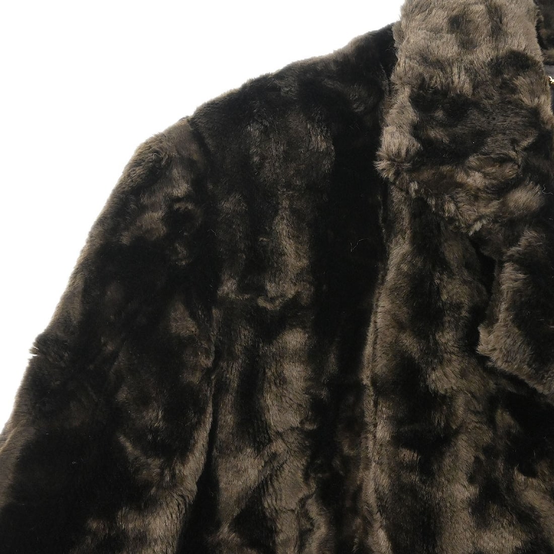 Celine Brown Collared Mid-Length Button Jacket Size 44 - 4