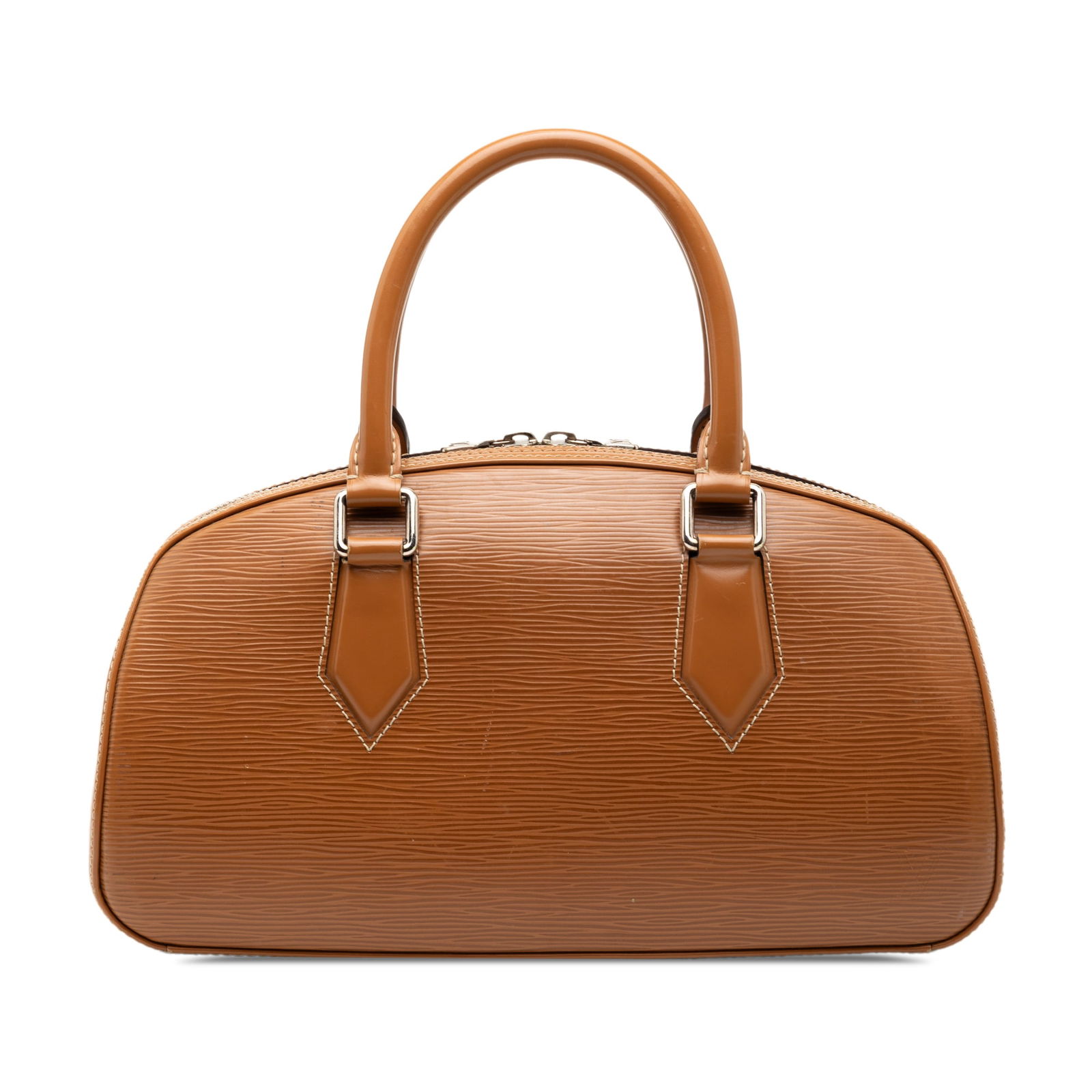 Louis Vuitton Jasmine brown epi leather handbag with rolled handles (1 of 7)