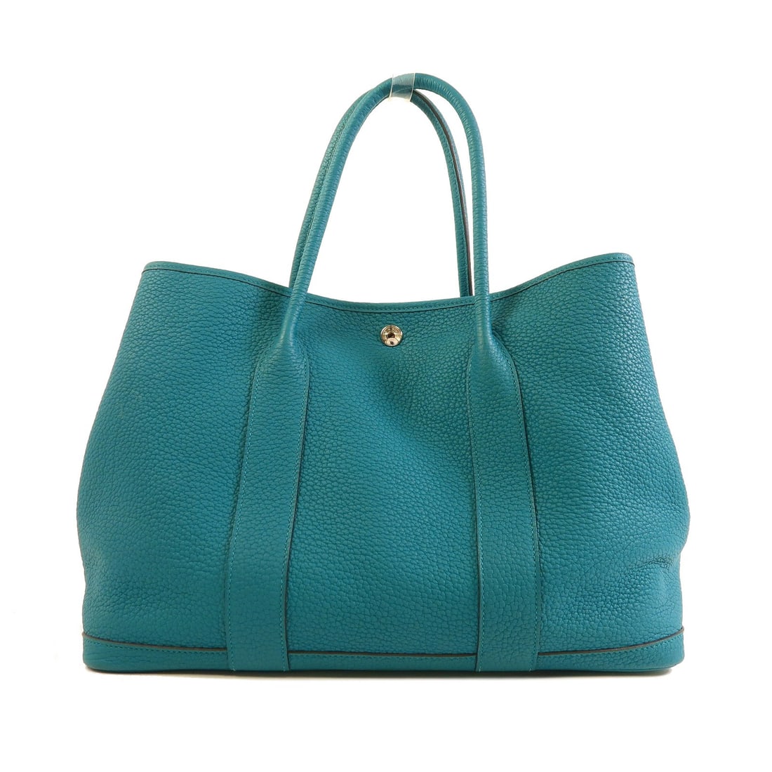 HERMES Garden Party PM Handbag Negonda Leather Cobalt Blue: HERMES Garden Party PM Handbag Negonda Leather Cobalt Blue This elegant HERMES Garden Party PM Handbag is crafted from high-quality Negonda leather and features a striking cobalt blue exterior. Design