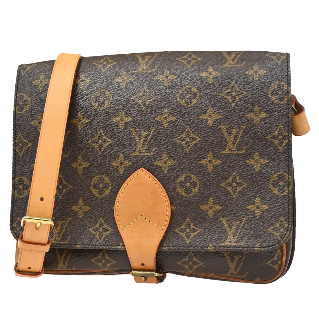 Louis Vuitton Monogram Canvas Cartouchiere Shoulder Bag (1 of 15)