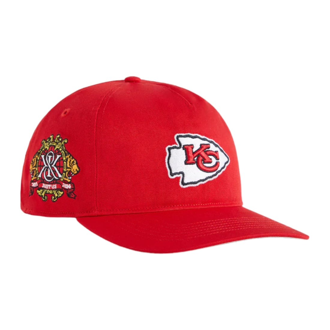 Kansas City Chiefs Kith Collaboration '47 Brand Snapback Cap: Kansas City Chiefs Kith Collaboration '47 Brand Snapback Cap This authentic Kith x Kansas City Chiefs '47 snapback hat features a collaborative design between Kith and the Kansas City Chiefs. The hat