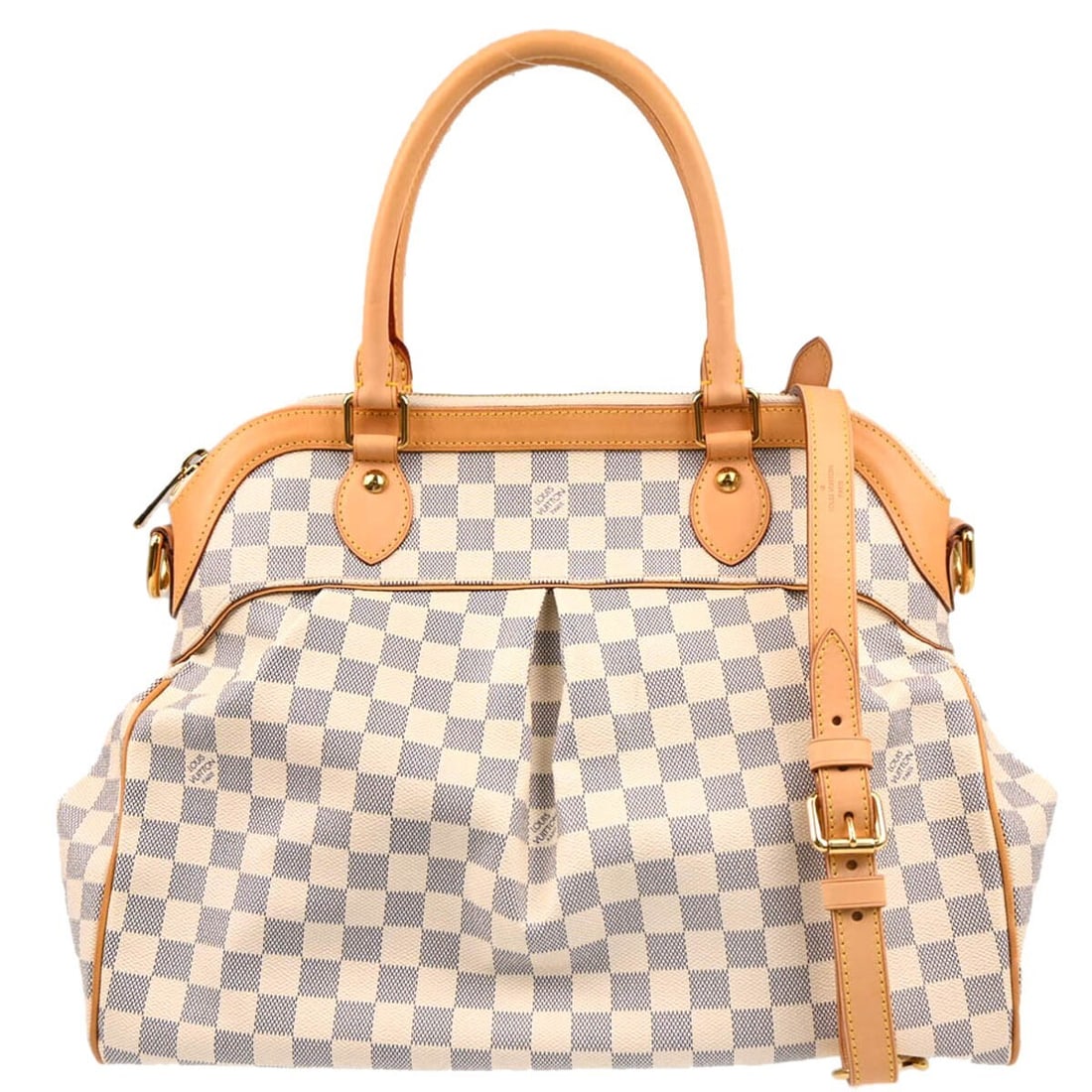 Louis Vuitton Trevi GM Damier Azur 2way Shoulder Handbag N50228 (1 of 10)