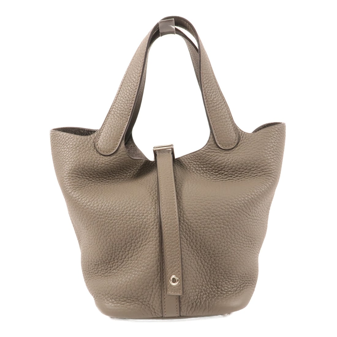 Hermes Picotin PM Tote in Etain Clemence Leather with Palladium Hardware (1 of 14)