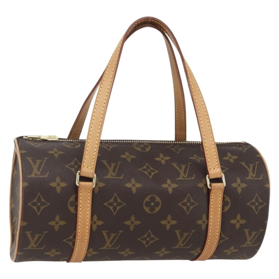 LOUIS VUITTON Monogram Papillon 26 Hand Bag M51386 with Dust Bag: LOUIS VUITTON Monogram Papillon 26 Hand Bag M51386 with Dust Bag The LOUIS VUITTON Monogram Papillon 26 Hand Bag is an exquisite accessory crafted from premium monogram canvas, showcasing the iconic L