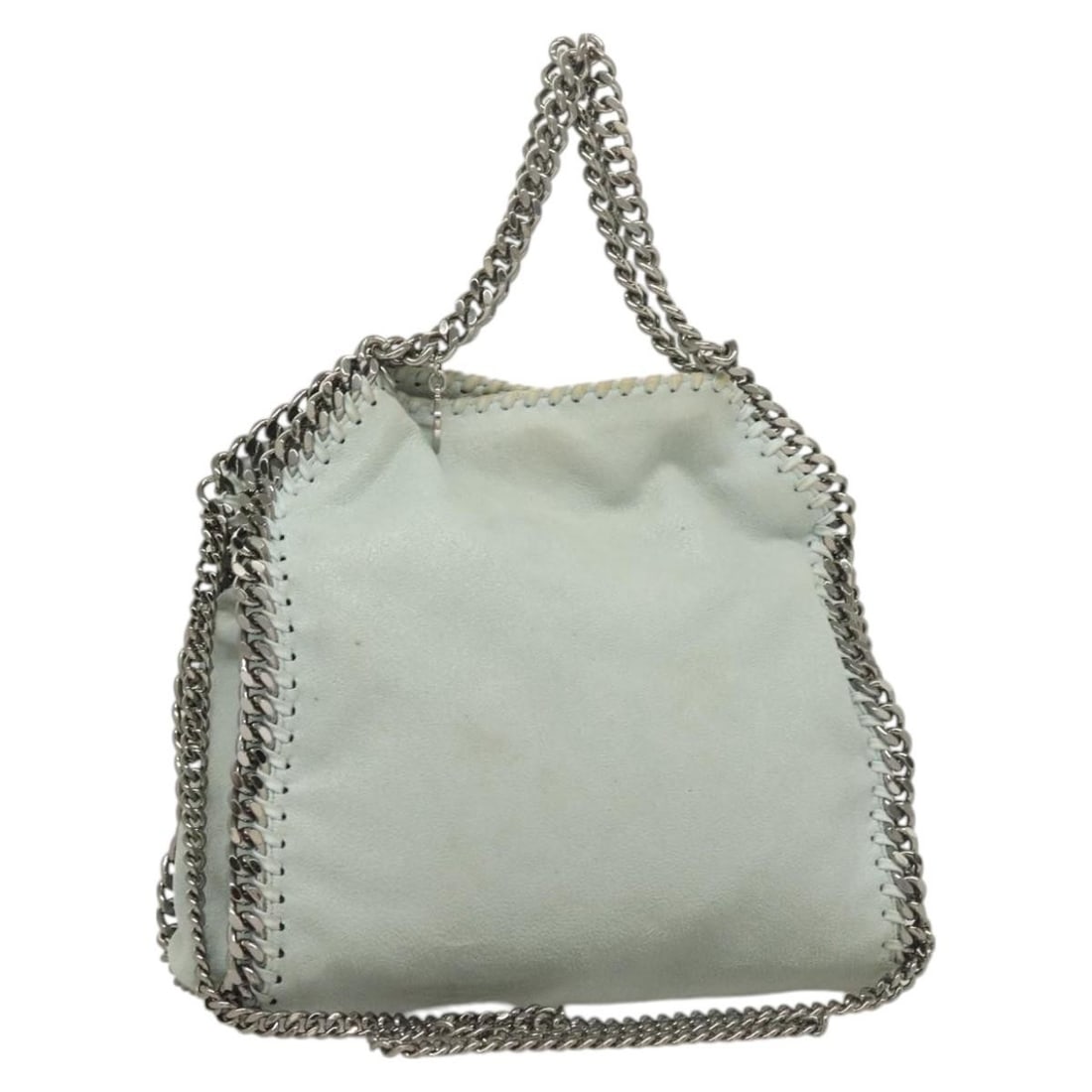 Stella McCartney Falabella Suede Fold Over Crossbody Bag Blue: Stella McCartney Falabella Suede Fold Over Crossbody Bag Blue This Stella McCartney Falabella Fold Over Crossbody Bag for women is crafted from blue suede and features a fold-over design. The bag show
