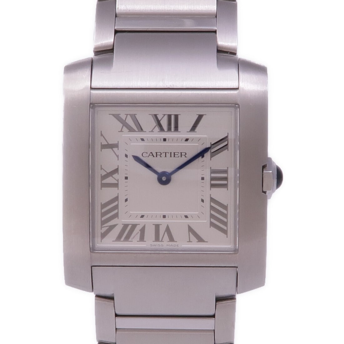 CARTIER Tank Francaise WSTA0074 Quartz Wristwatch Stainless Steel Silver (1 of 18)
