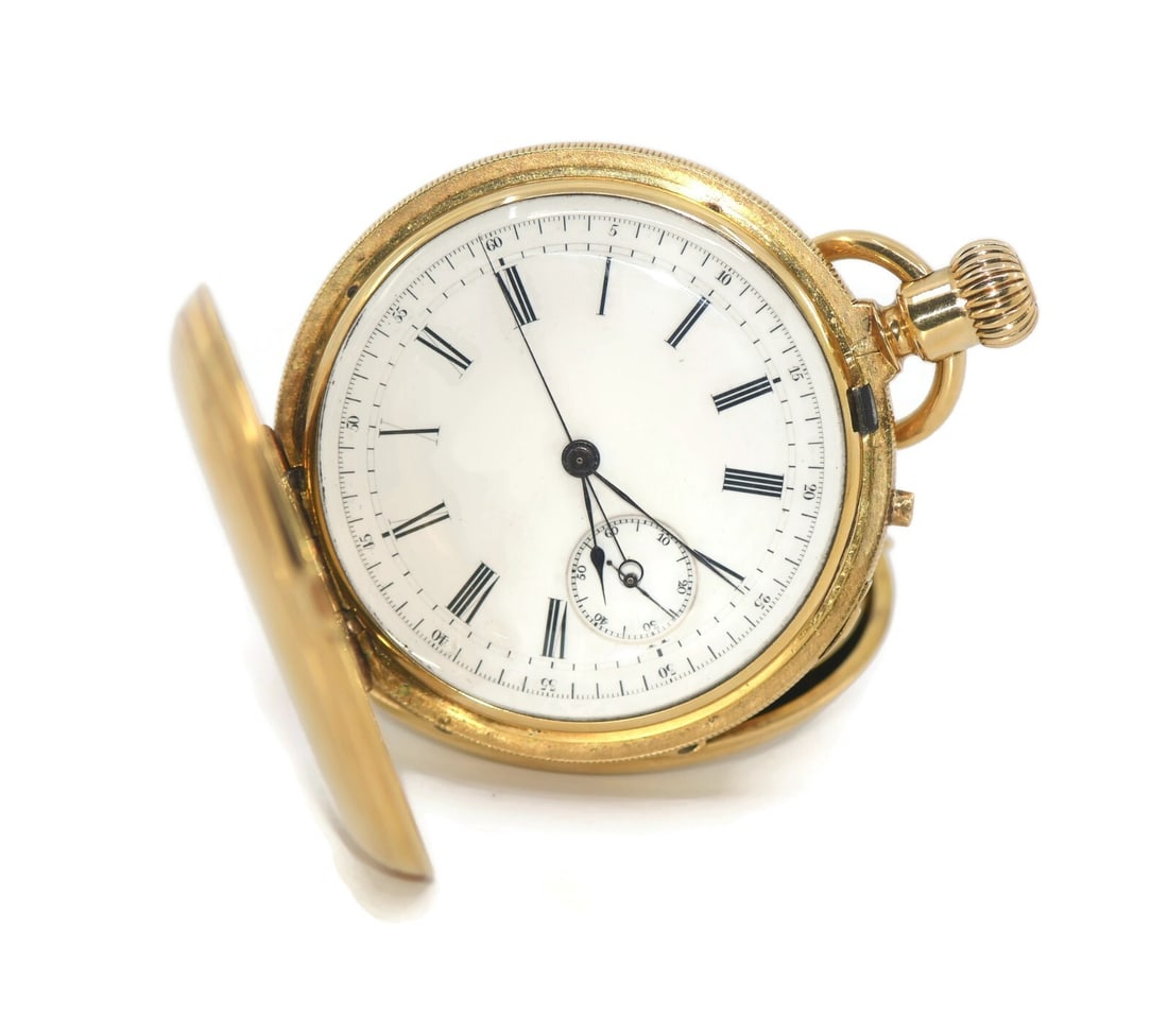 Patek Philippe 1872 18K Yellow Gold Hunter Case Pocket Watch (1 of 9)