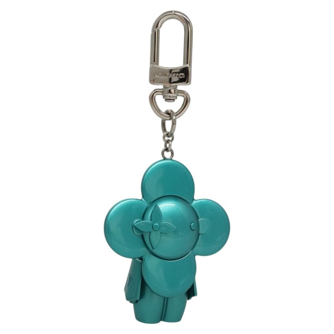 LOUIS VUITTON Vivienne Charm Light Blue Metal M00484 Auth: LOUIS VUITTON Vivienne Charm Light Blue Metal M00484 Auth This exquisite LOUIS VUITTON Vivienne Bijoux Sac Charm is crafted from high-quality metal and showcases a beautiful light blue color. Measurin