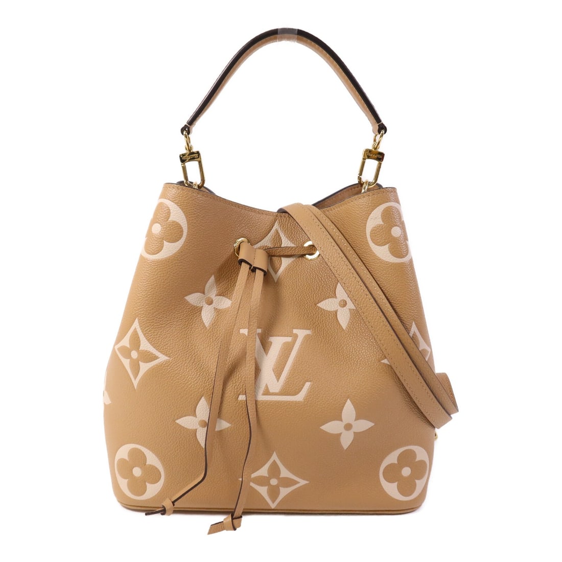 Louis Vuitton Neo Noe Apricote Monogram Empreinte Calfskin 2 Way Shoulder Bag (1 of 13)