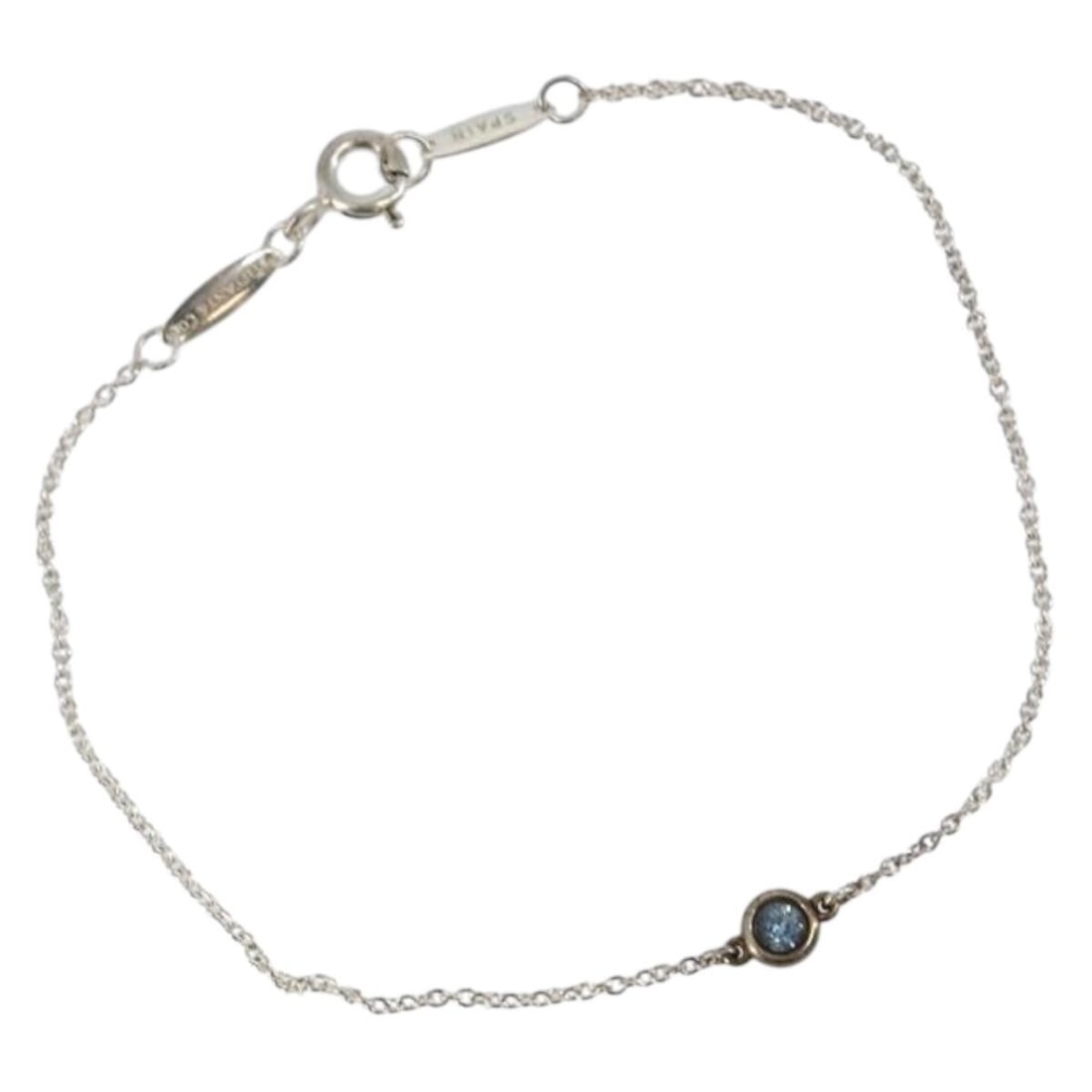 Tiffany & Co. Bayerzad Bracelet Ag925 Silver Made in Spain: Tiffany & Co. Bayerzad Bracelet Ag925 Silver Made in Spain This elegant Tiffany & Co. Bayerzad Bracelet is crafted from high-quality Ag925 silver, showcasing a timeless design. Made in Spain, this bra