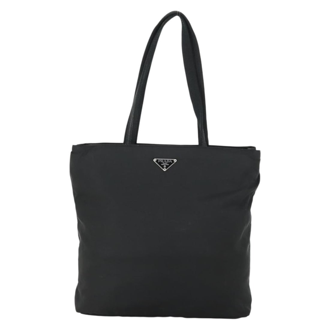 Black Nylon Prada Vintage Tote Bag with Zip Closure (1 of 18)
