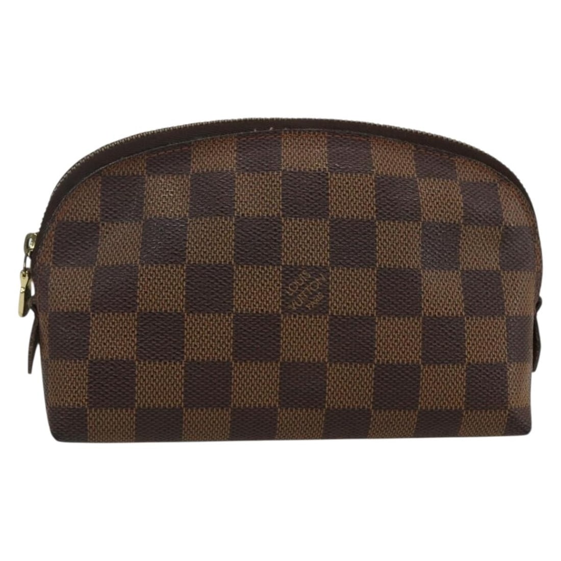 Brown Canvas Cosmetic Pouch by Louis Vuitton 17cm by 12cm by 6cm (1 of 18)