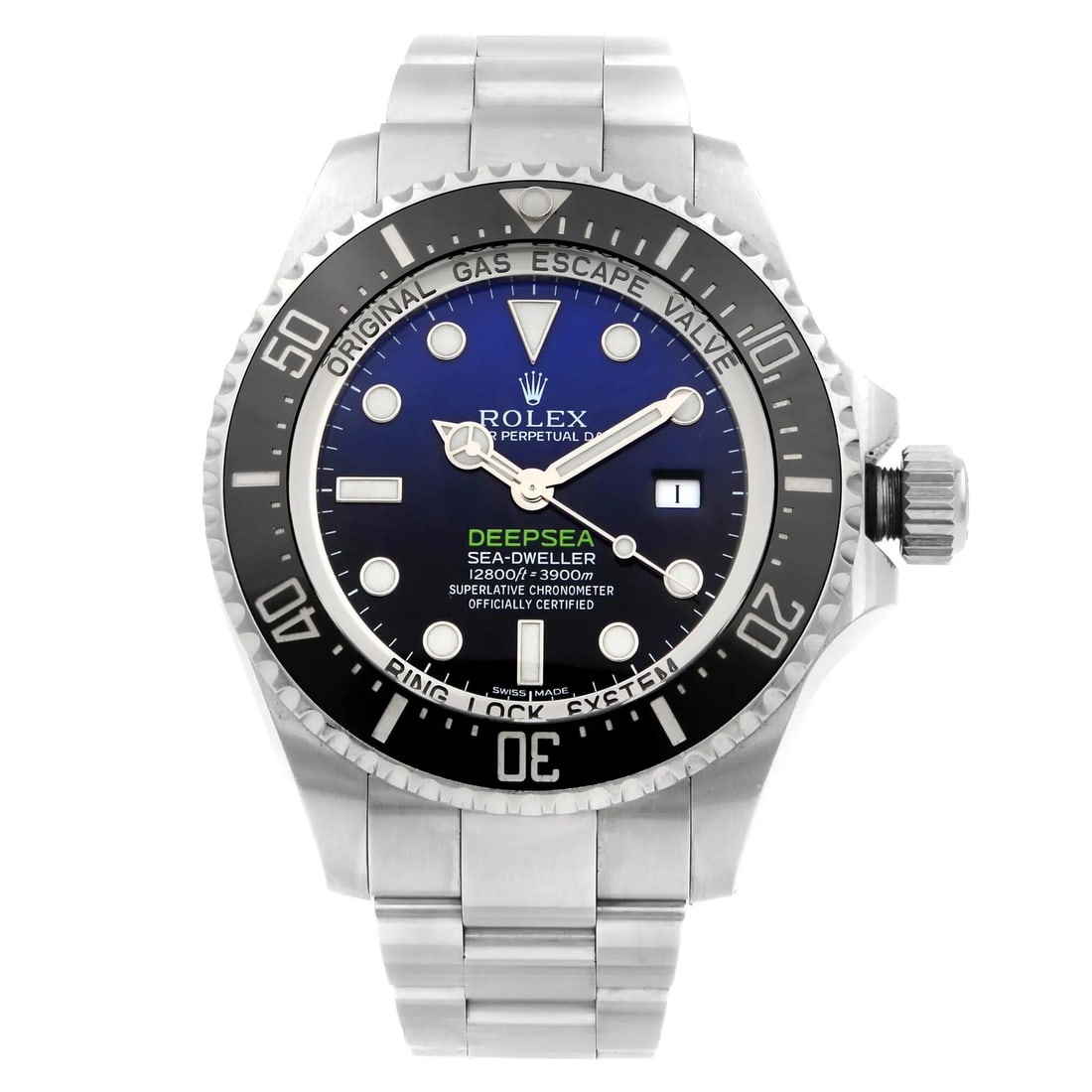 Rolex Sea-Dweller Deepsea James Cameron Men's Watch 116660 Stainless Steel Black Dial (1 of 7)