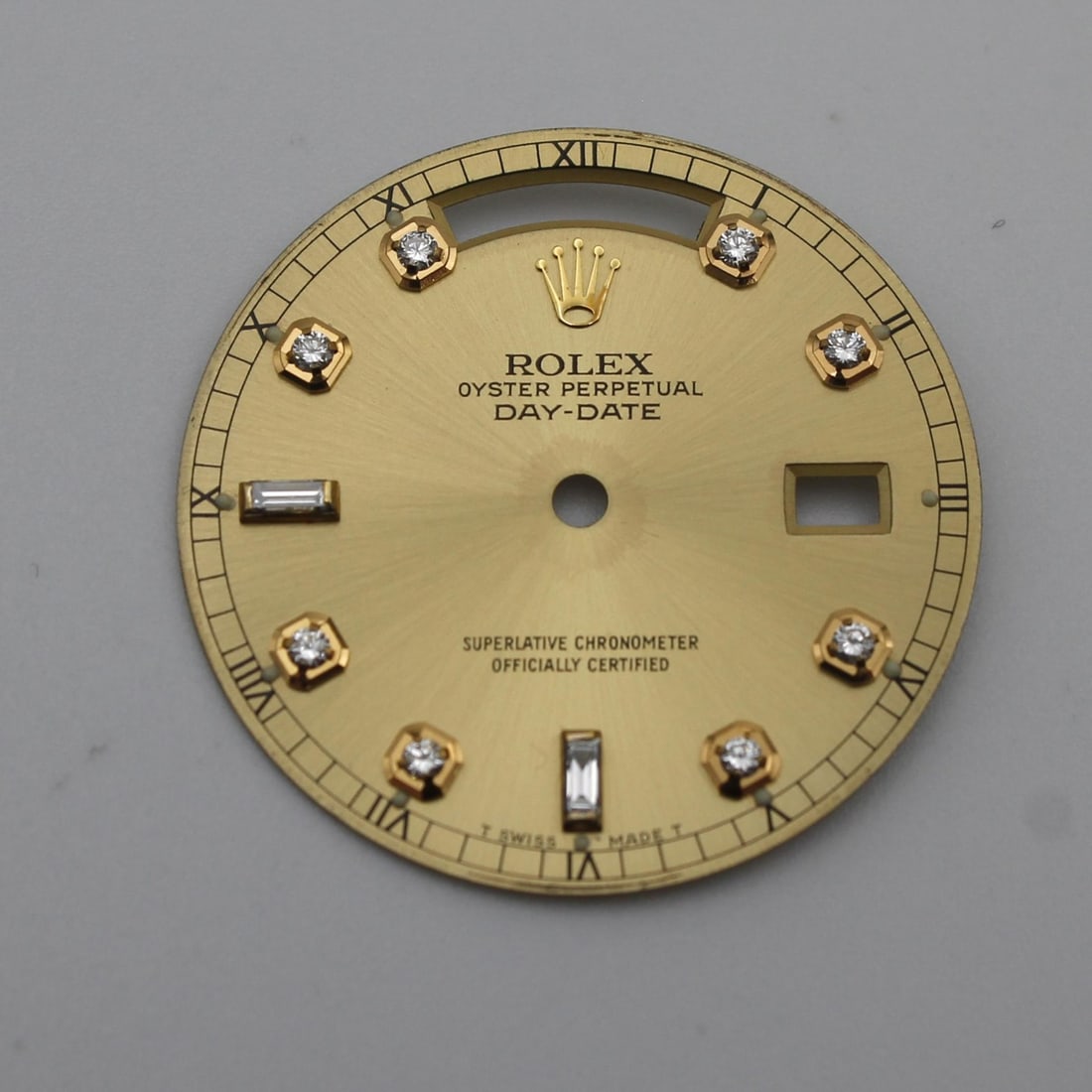 Rolex Day-Date 18038 Champagne Dial Diamond Markers Gold Bracelet Watch (1 of 4)