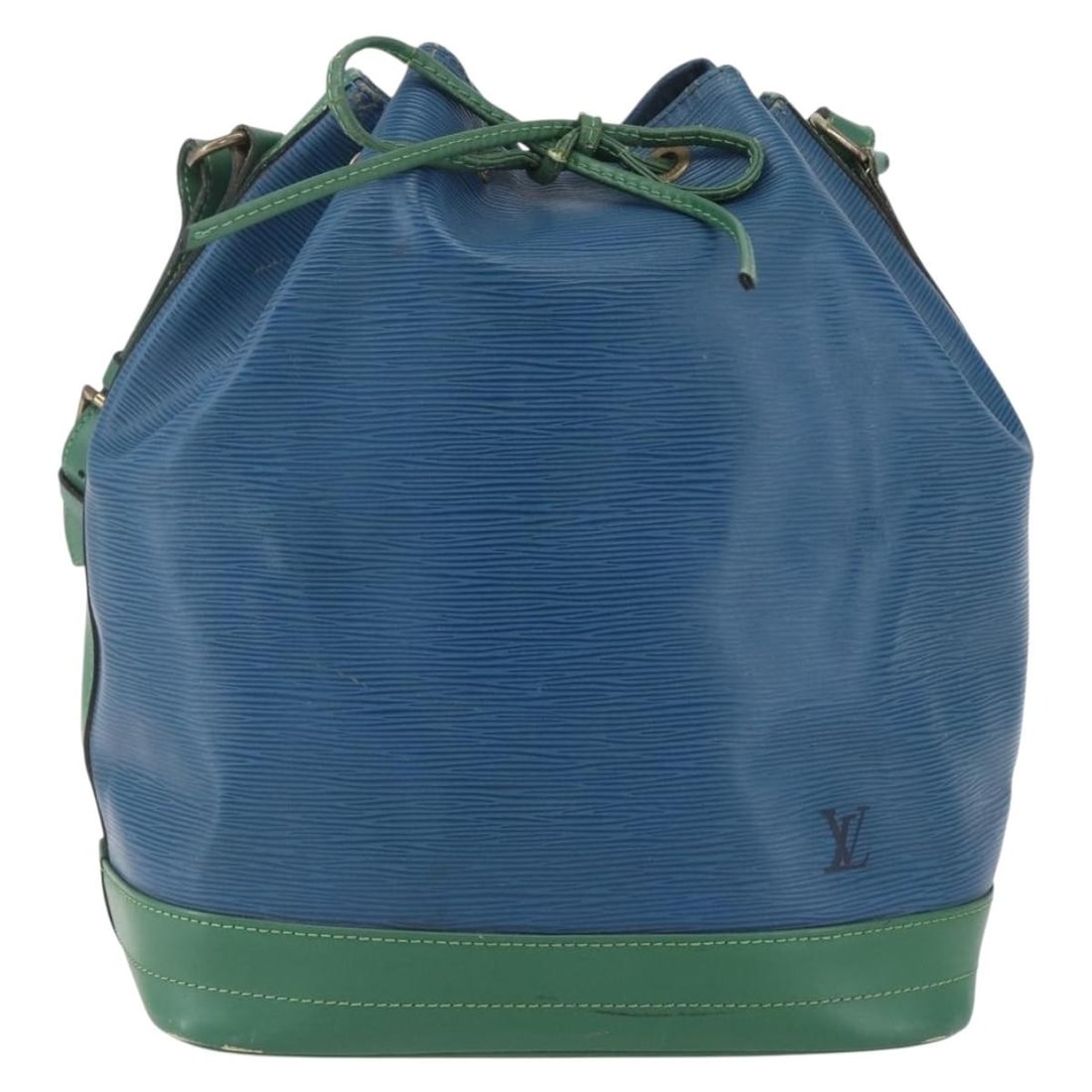 Louis Vuitton Epi Leather Blue Bicolor Noe Shoulder Bag (1 of 18)