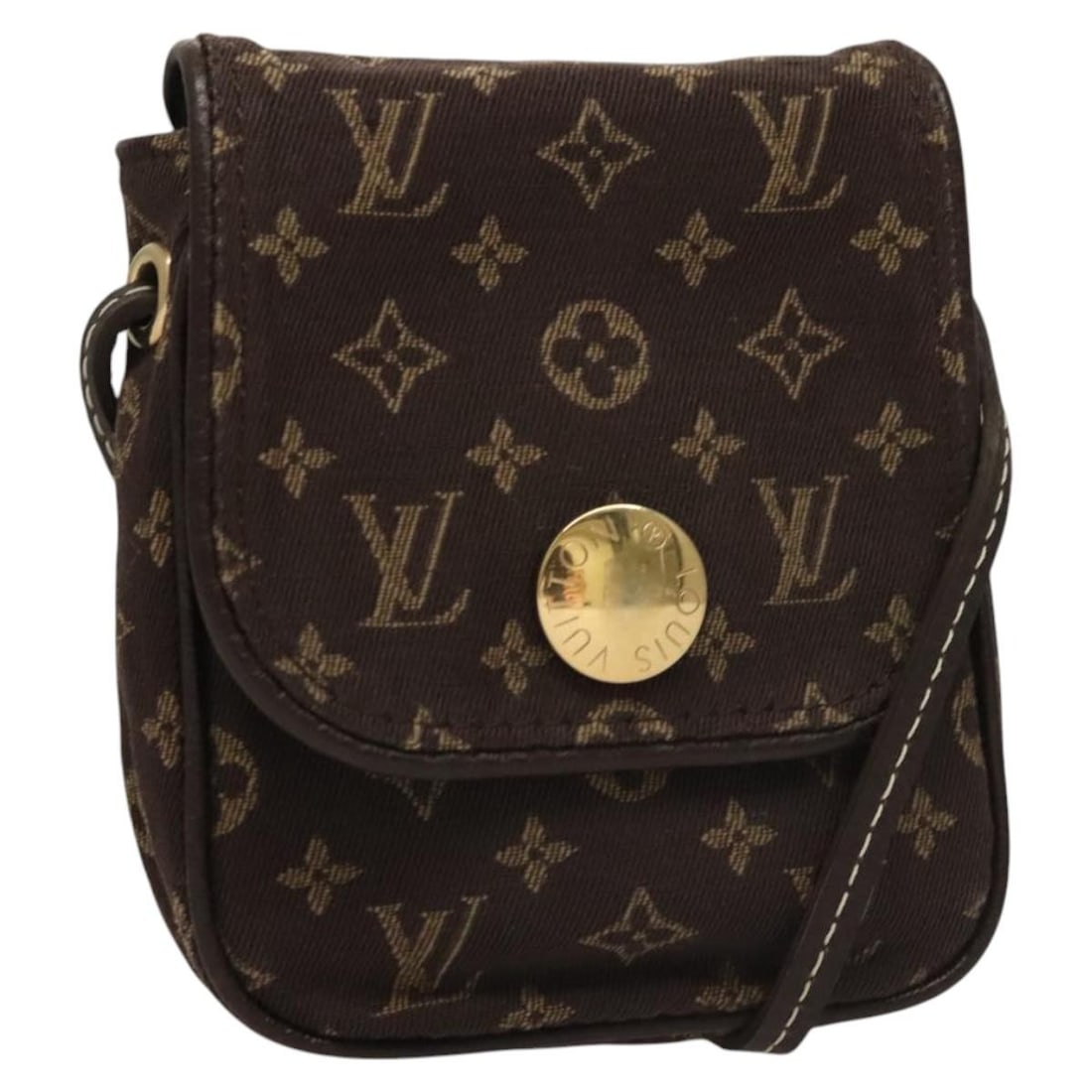 Louis Vuitton Monogram Mini Cancun Pochette Canvas Bag Brown: Louis Vuitton Monogram Mini Cancun Pochette Canvas Bag Brown The Louis Vuitton Cancun Pochette Monogram Mini Canvas is a compact and stylish accessory designed for women. Crafted from brown canvas, it