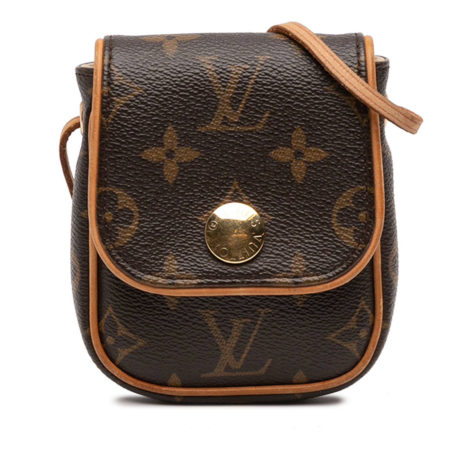 Louis Vuitton Cancun Monogram Canvas Shoulder Bag with Vachetta Trim (1 of 12)