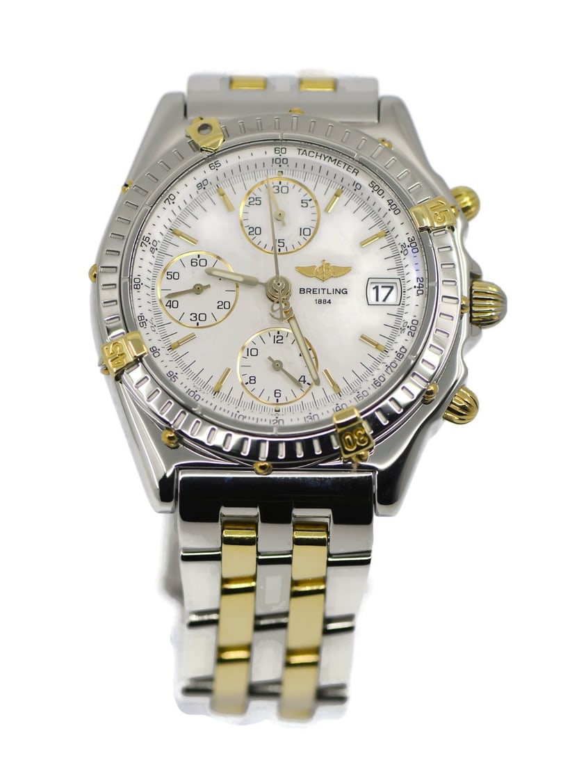 Breitling Chronomat B13050.1 Automatic Stainless Steel Two Tone Watch with Box (1 of 5)