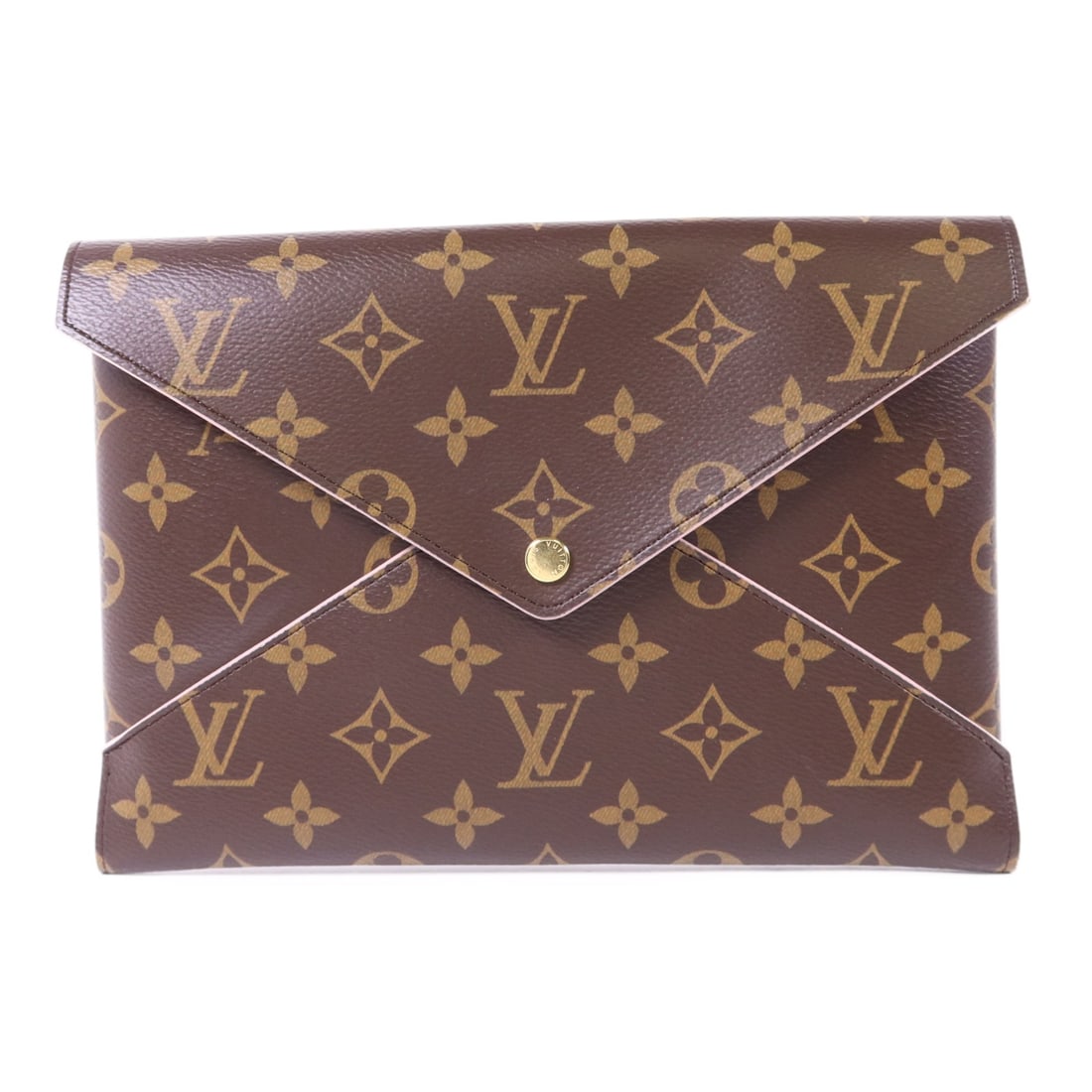 LOUIS VUITTON Kirigami Pochette Clutch Bag M62034 Monogram Brown GHW (1 of 12)