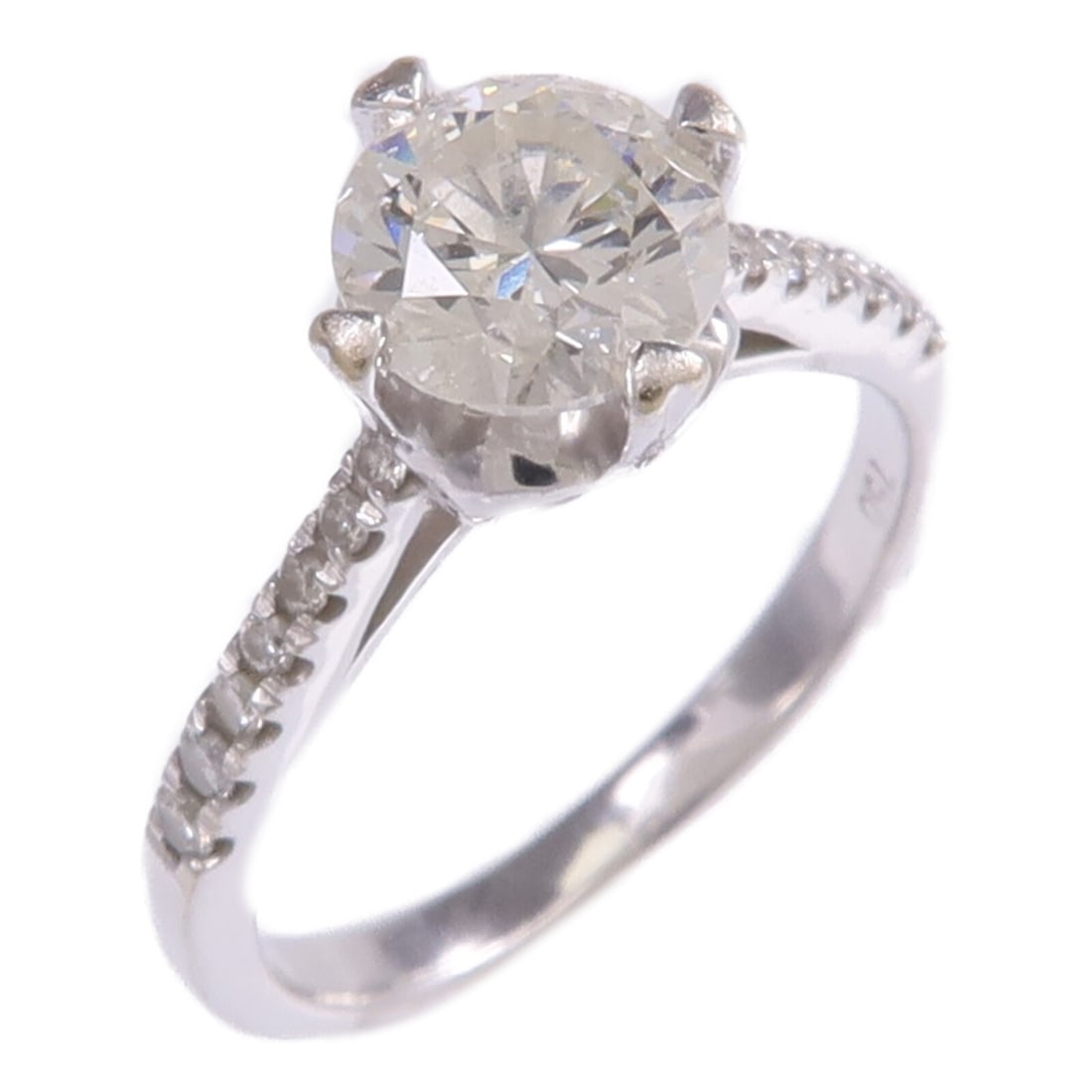 18K White Gold Diamond Ring Size 3.25 by JEWELRY (1 of 8)