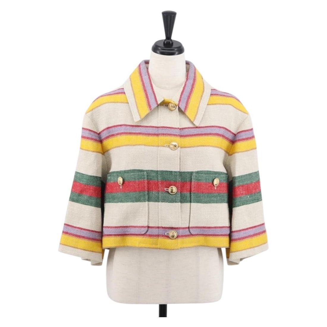 Gucci Multicolor Wool Jacket Made in Italy (1 of 17)