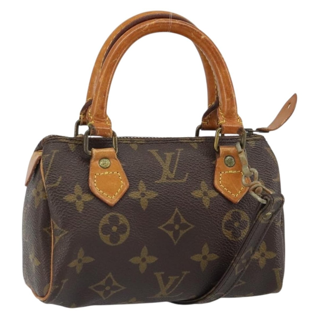Louis Vuitton Speedy Mini HL Brown Monogram Canvas Handbag 16cm: Louis Vuitton Speedy Mini HL Brown Monogram Canvas Handbag 16cm This Louis Vuitton Speedy Mini HL handbag features the iconic monogram canvas in a brown color, designed for female use. It presents vis